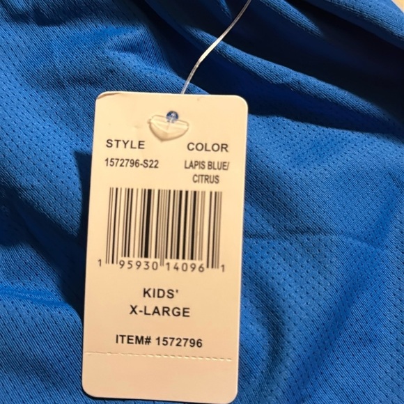 32 Degrees Kids Air Mesh Long Sleeve Blue Tee X-Large - Picture 4 of 4